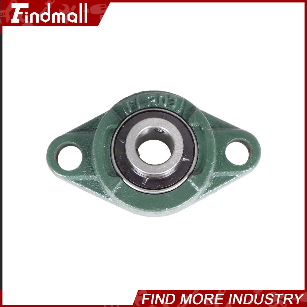 10PC UCFL202-10 Pillow Block Flange Bearing 5/8" Bore 2 Bolt Solid Base