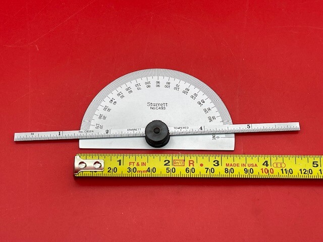 Starrett PT99187 Lock Bolt Complete ONLY for C493/C493B Protractor & Depth Gage