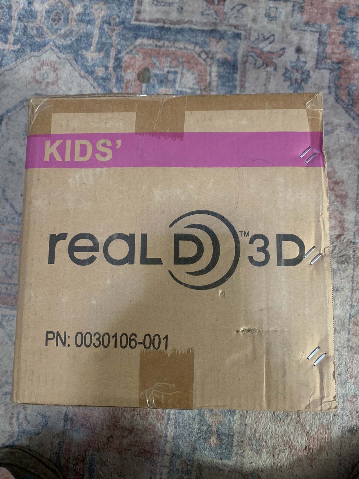 Real D 3D Glasses - Child Size Passive Movie Theater 3-D Brand New BOX of 300