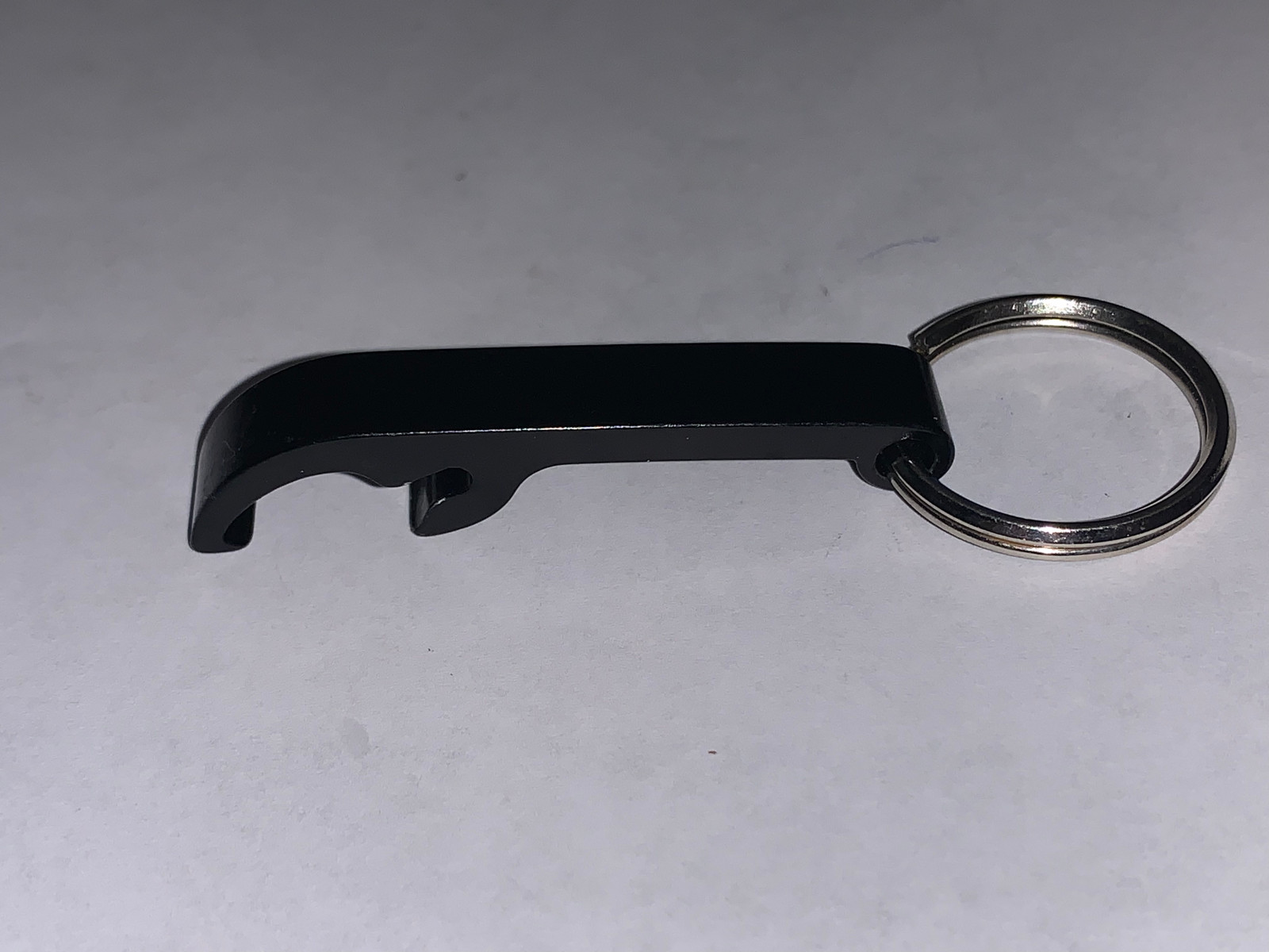 BLACK BOTTLE OPENER KEYCHAIN #Z