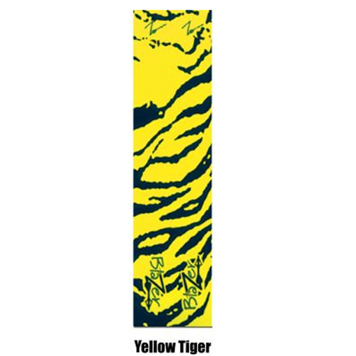 Bohning Blazer Wrap 4 inch Yellow Tiger 12pk for Carbon Arrow BlazerWrap #18175