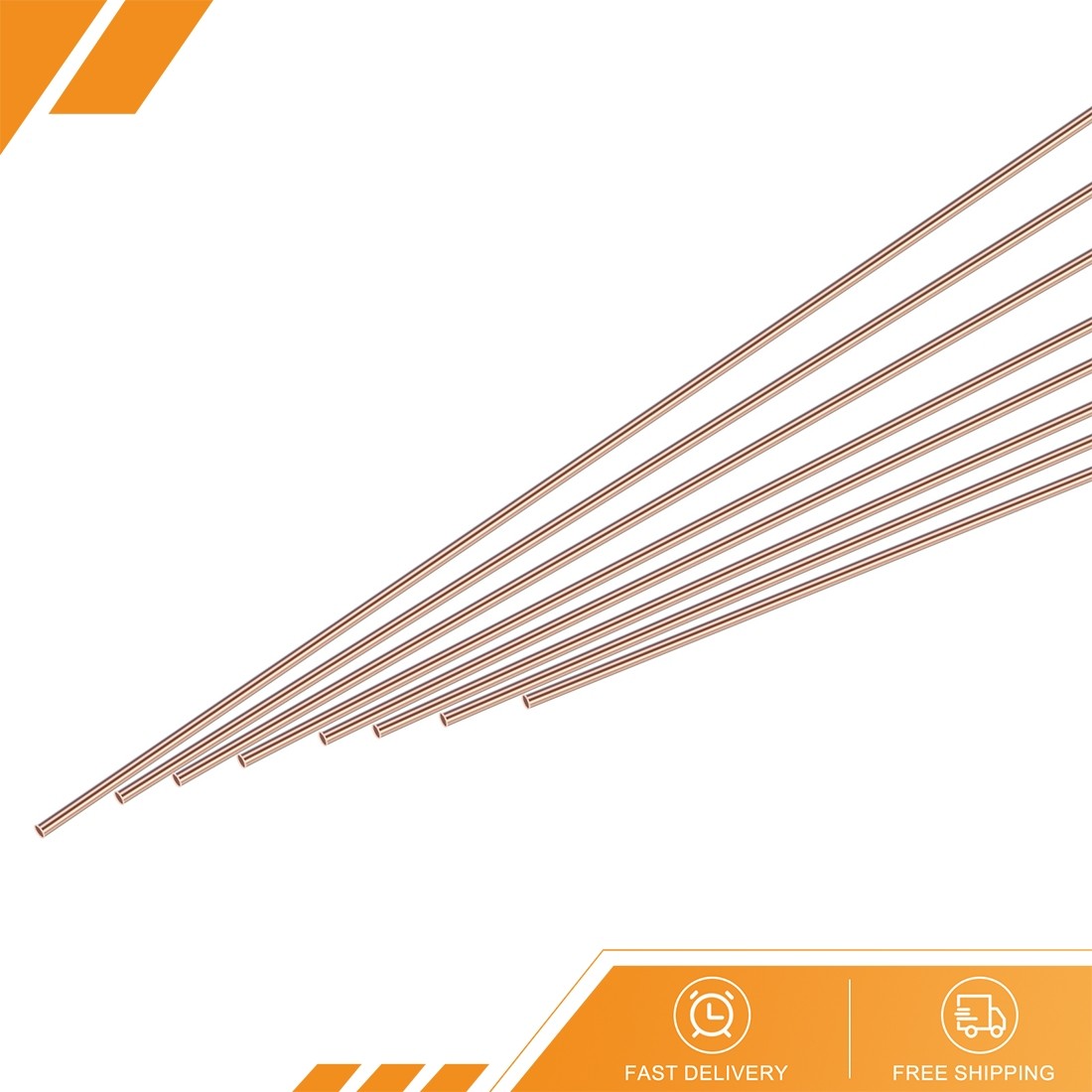 21Pcs Copper Brazing Rods Phosphor Copper Solder Low Temperature 3/64"x10"