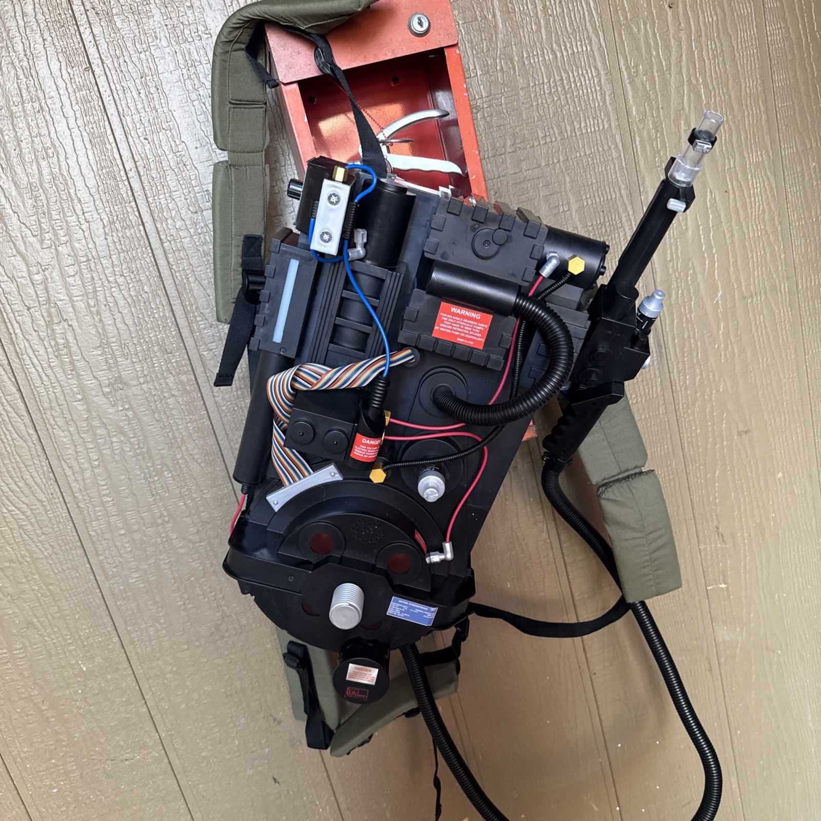Spirit Halloween Ghostbusters Life-Size Replica Proton Pack Tested EUC