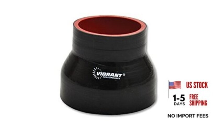 Vibrant 2774 Black 4 Ply Reducer Coupling