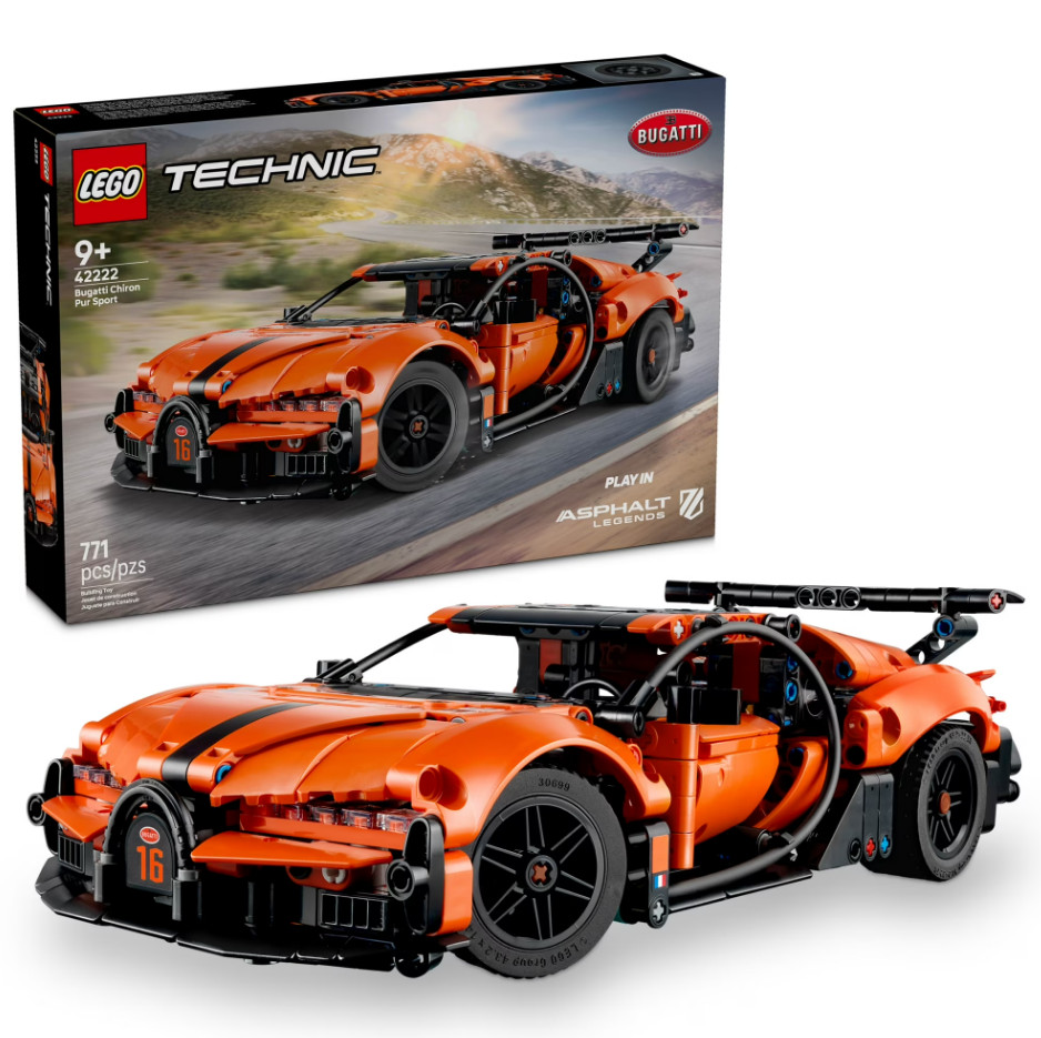 LEGO® Technic Bugatti Chiron Pur Sport Hypercar 42222