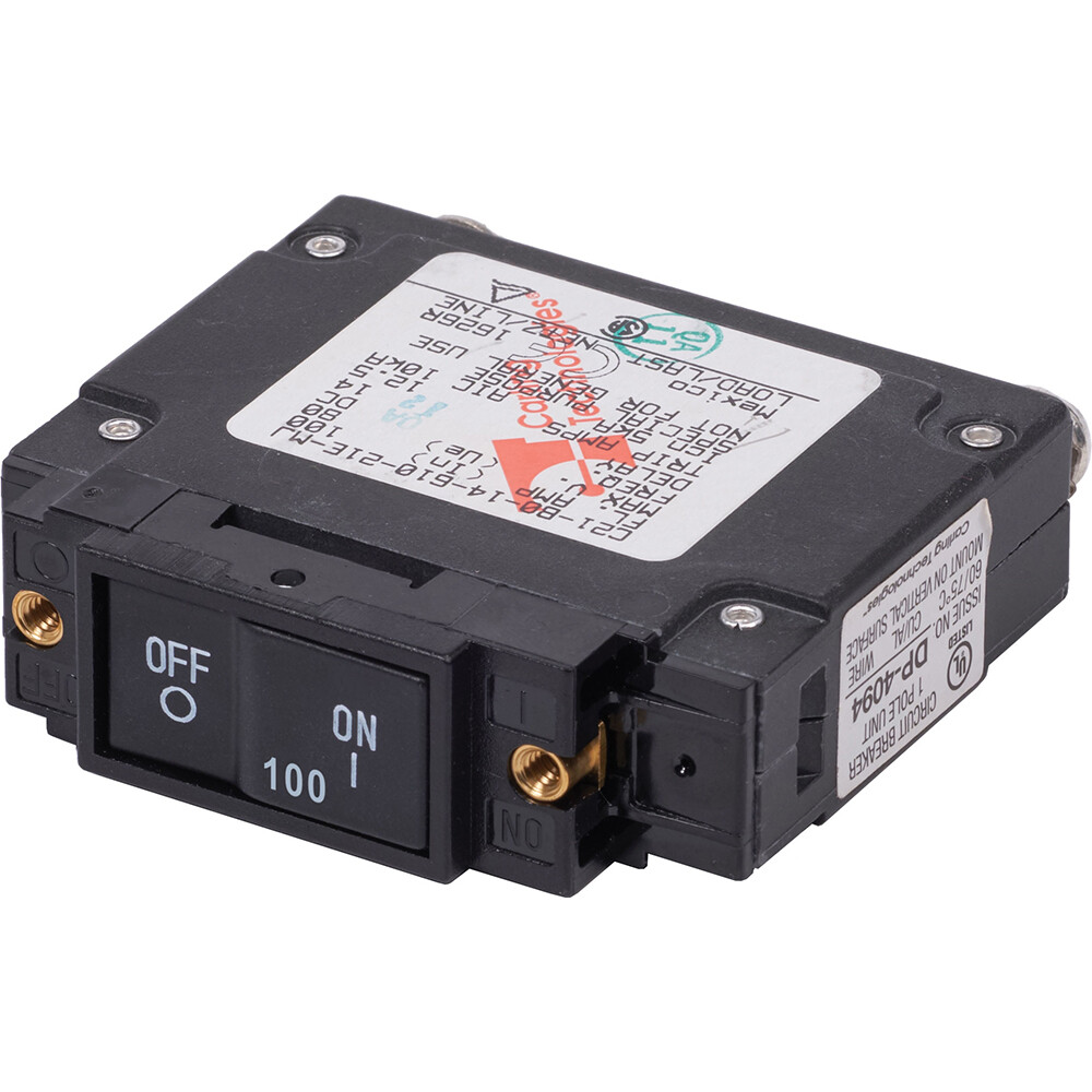 Blue Sea Systems 7446 Ul-489 Circuit Breaker 100A Flat Rocker