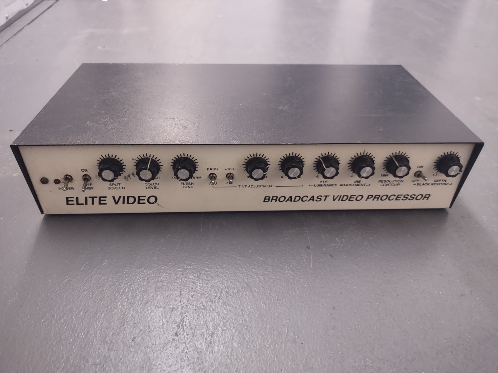 Elite Video BVP-4 Broadcast Video Processor Color Correction Split Screen