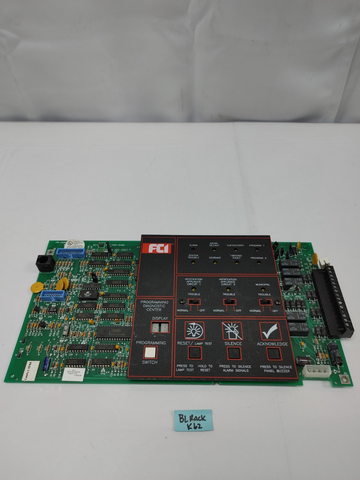 Fire Control Instruments 1120-0469 REV W 7200 Series System Control Unit