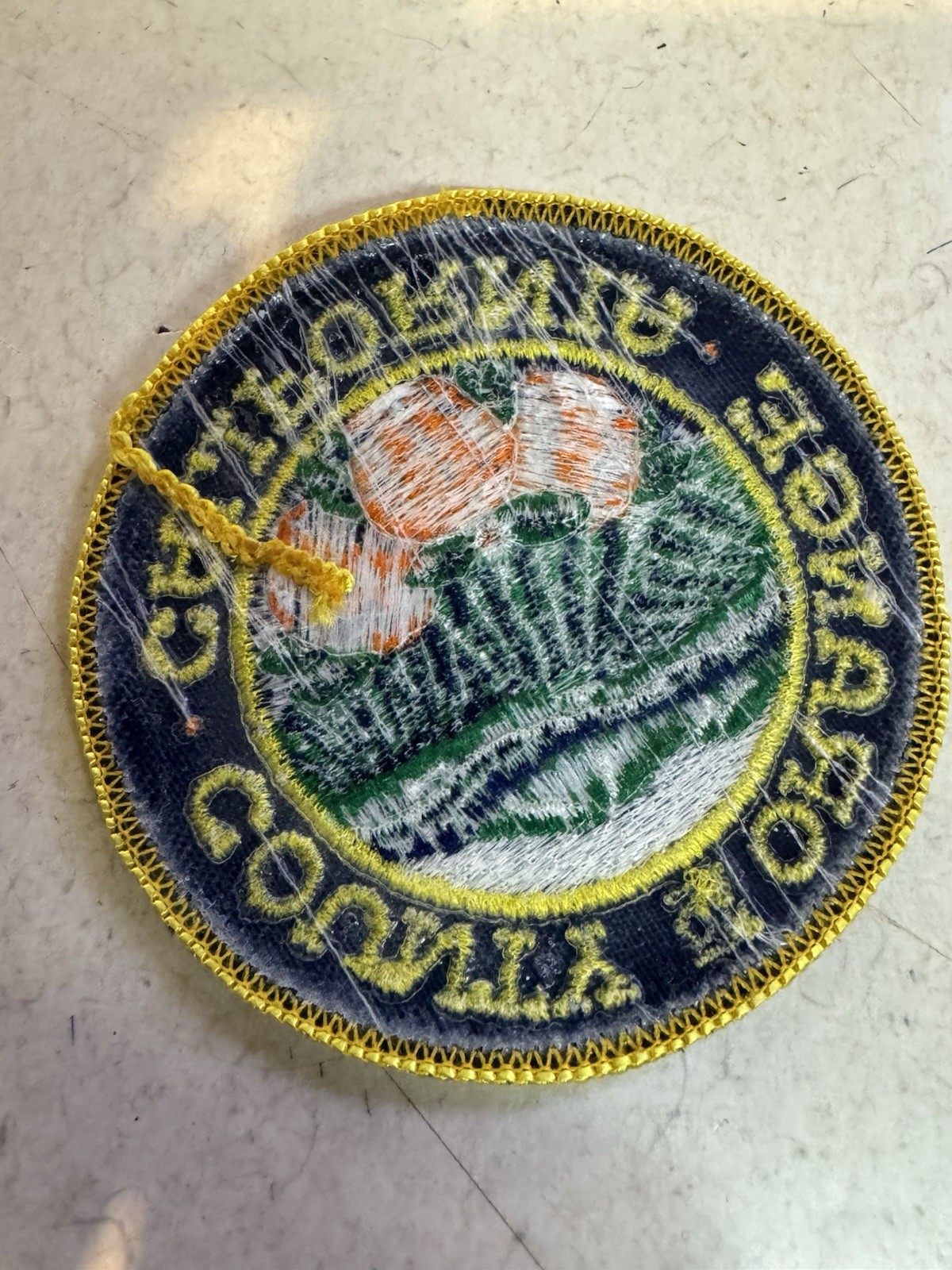 Rare HTF Orange County California Patch Vintage