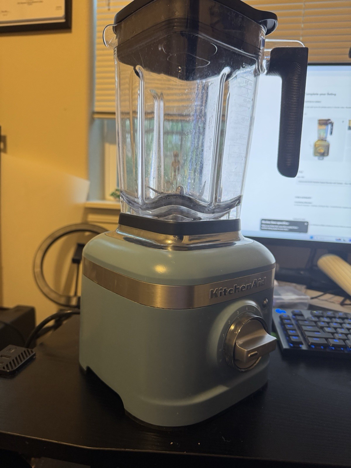 KitchenAid K400 Variable Speed Blender with Tamper - Blue Velvet
