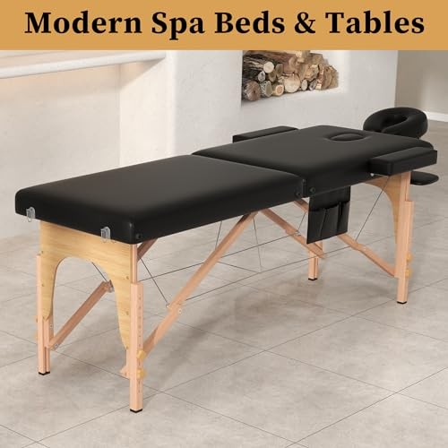 Massage Table civama Portable Foldable Black 29lb