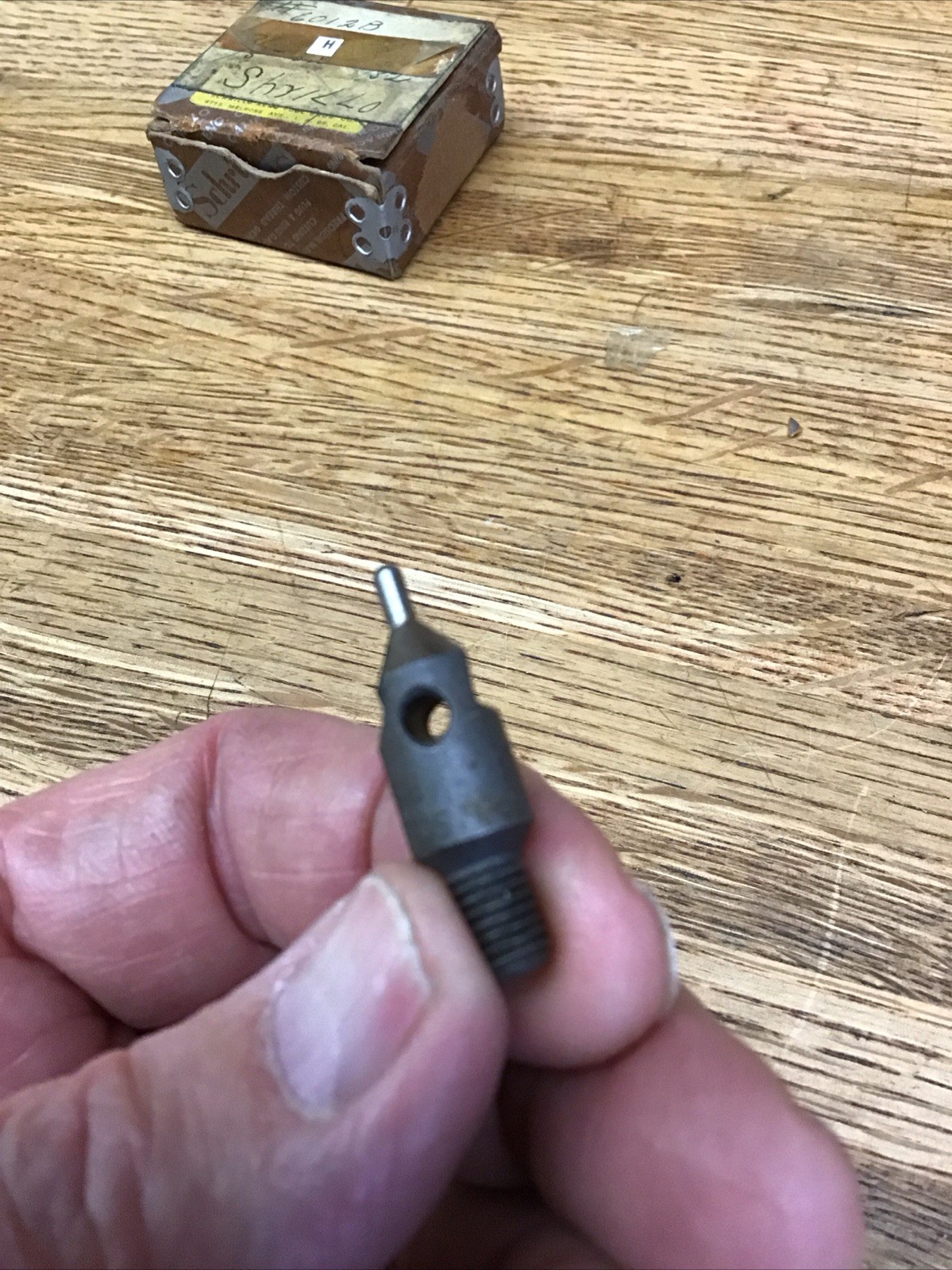 (1) Threaded Shank Stop Countersink 3/8" 82° E/32” Schrillo Cat#6012-B