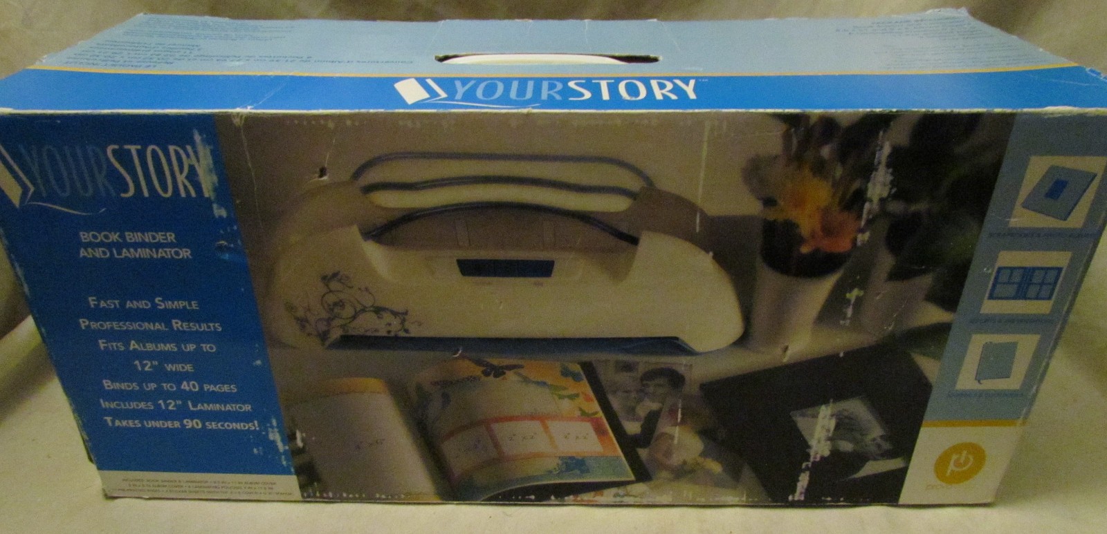 Your Story Book Binder and Laminator New Open Box Never Used