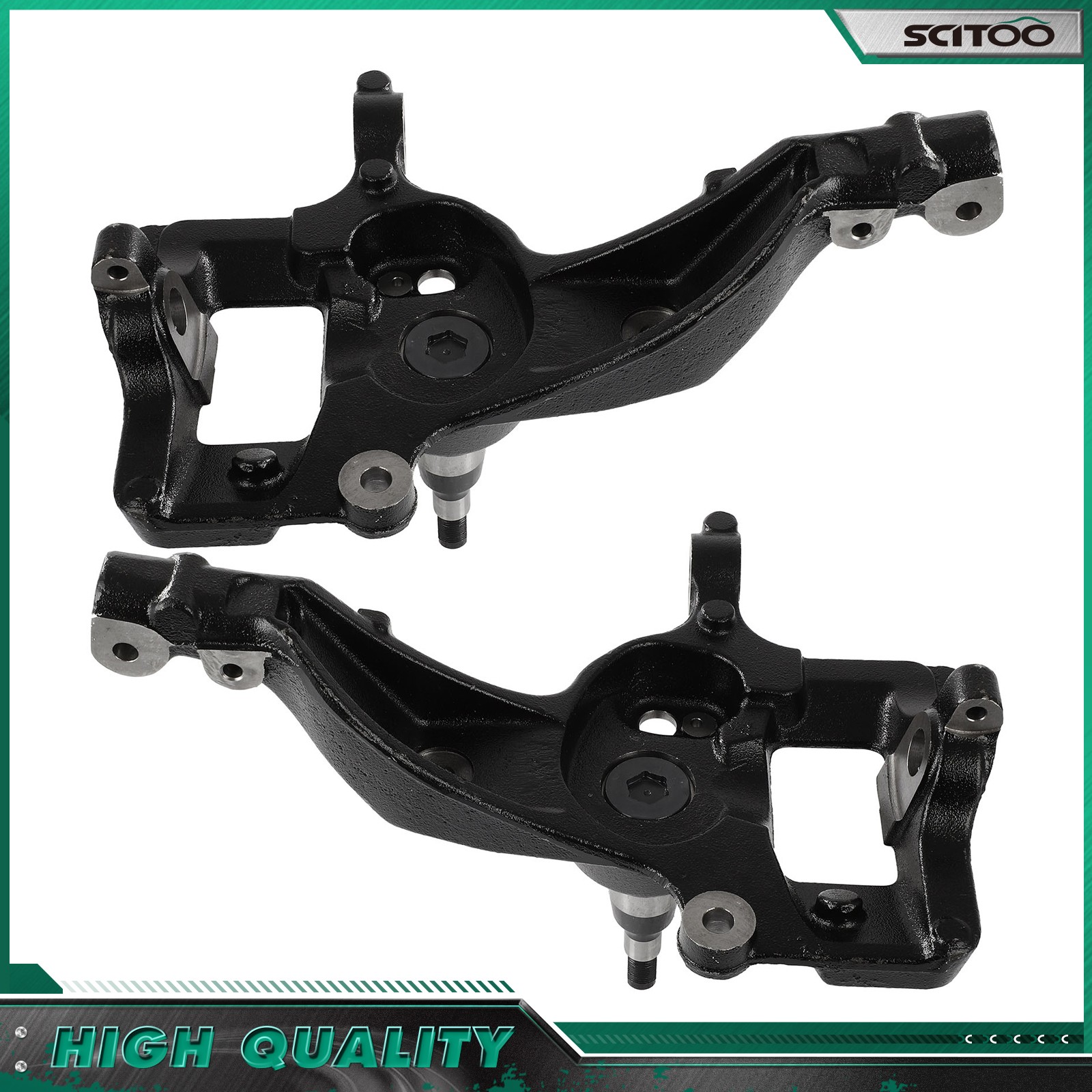 (2) Front Steering Knuckle RWD For Ford Ranger 2001-2005 2006 2007 2008 2009