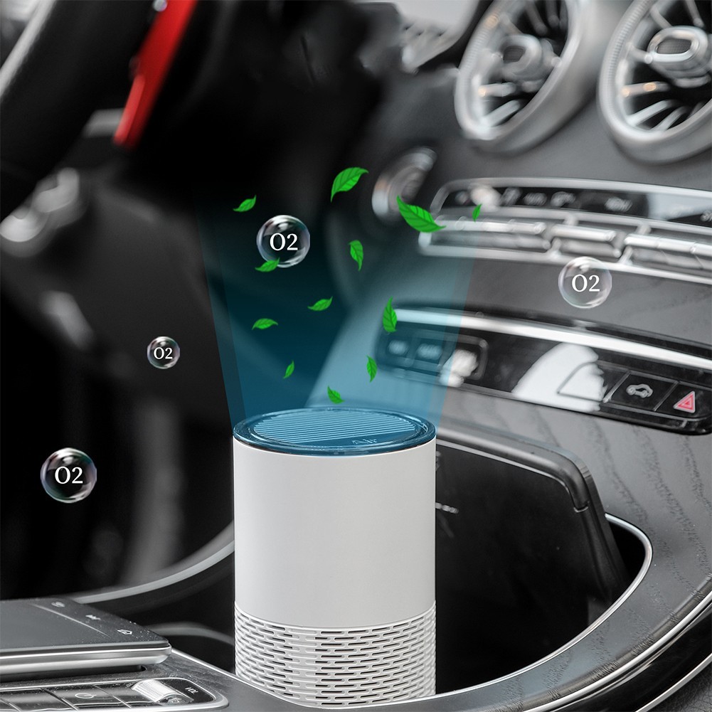 Portable USB Anion Air Purifier for Car and Home with Smoke Removal Technology