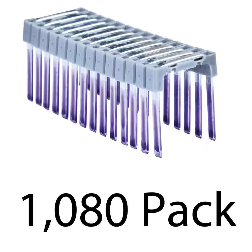 1 In. Insulated Electrical Staples 2 Boxes (540 per Box)