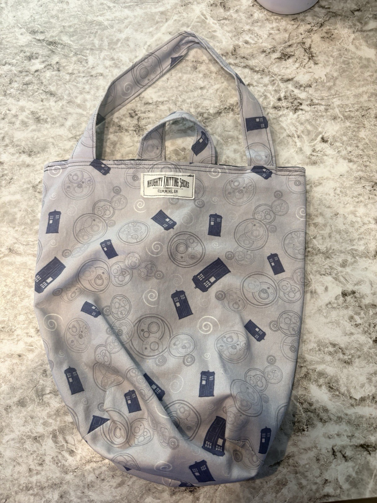 Handmade Project Bag Assortment: 4 Small/1 Large In Fun Designs