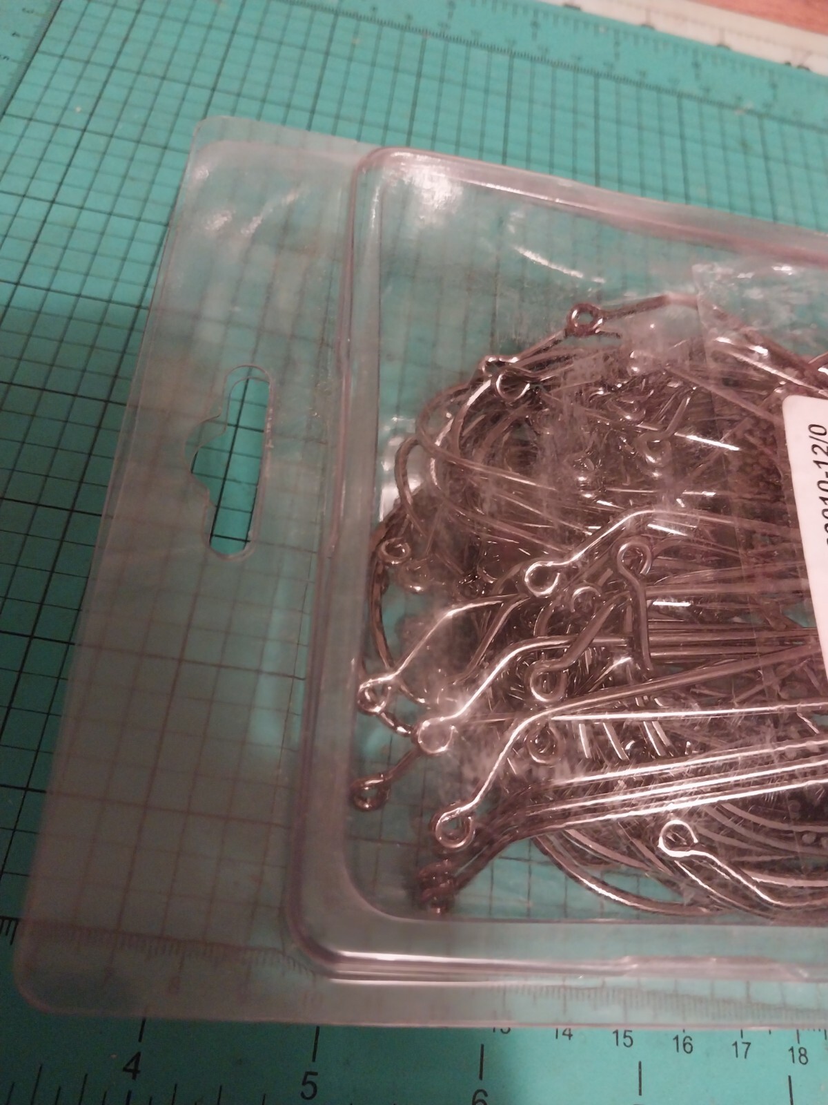 Nos Worm Jig Hooks 50 Hooks Nib 12/0 Nice New