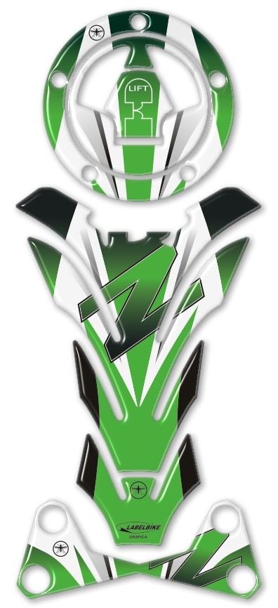 Stickers 3D Gel Protection Compatible for Motorcycle Kawasaki Z750 Z1000 Z 750 Z