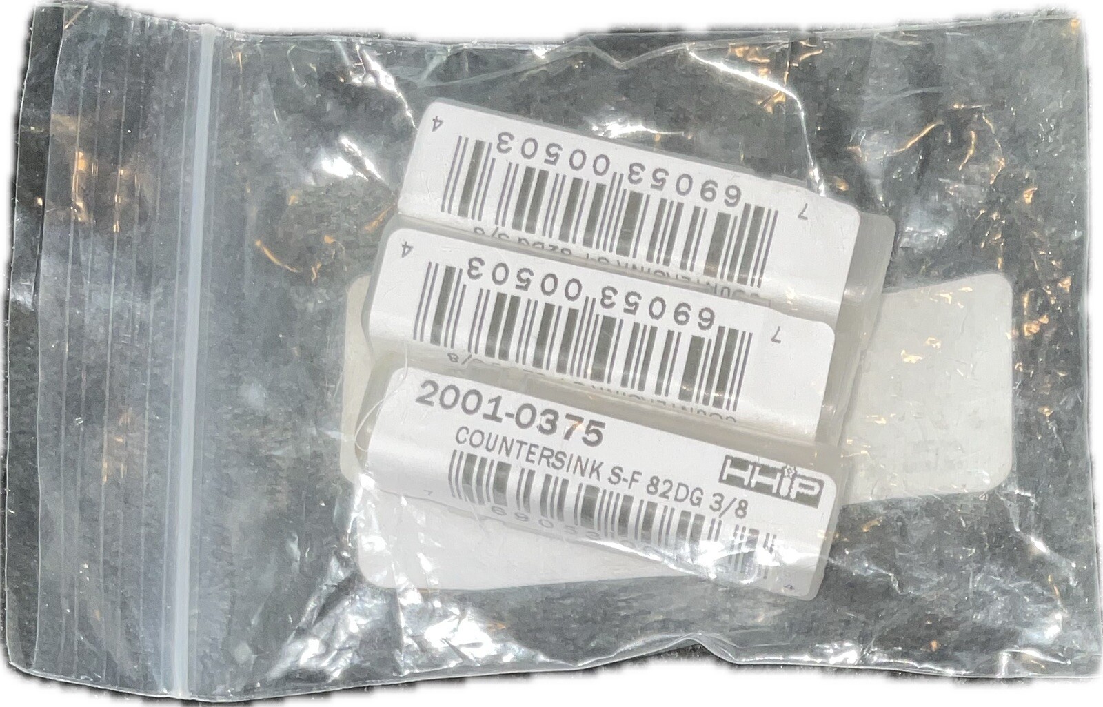 HHIP 2001-0375 3/8 Inch Single Flute 82 Degree HSS Countersink - (Pack of 3)