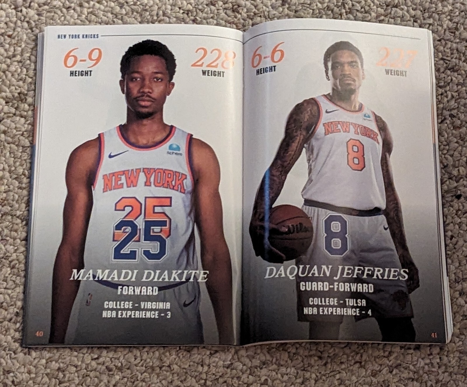 NY Knicks Official 2024 PLAYOFFES Game Program