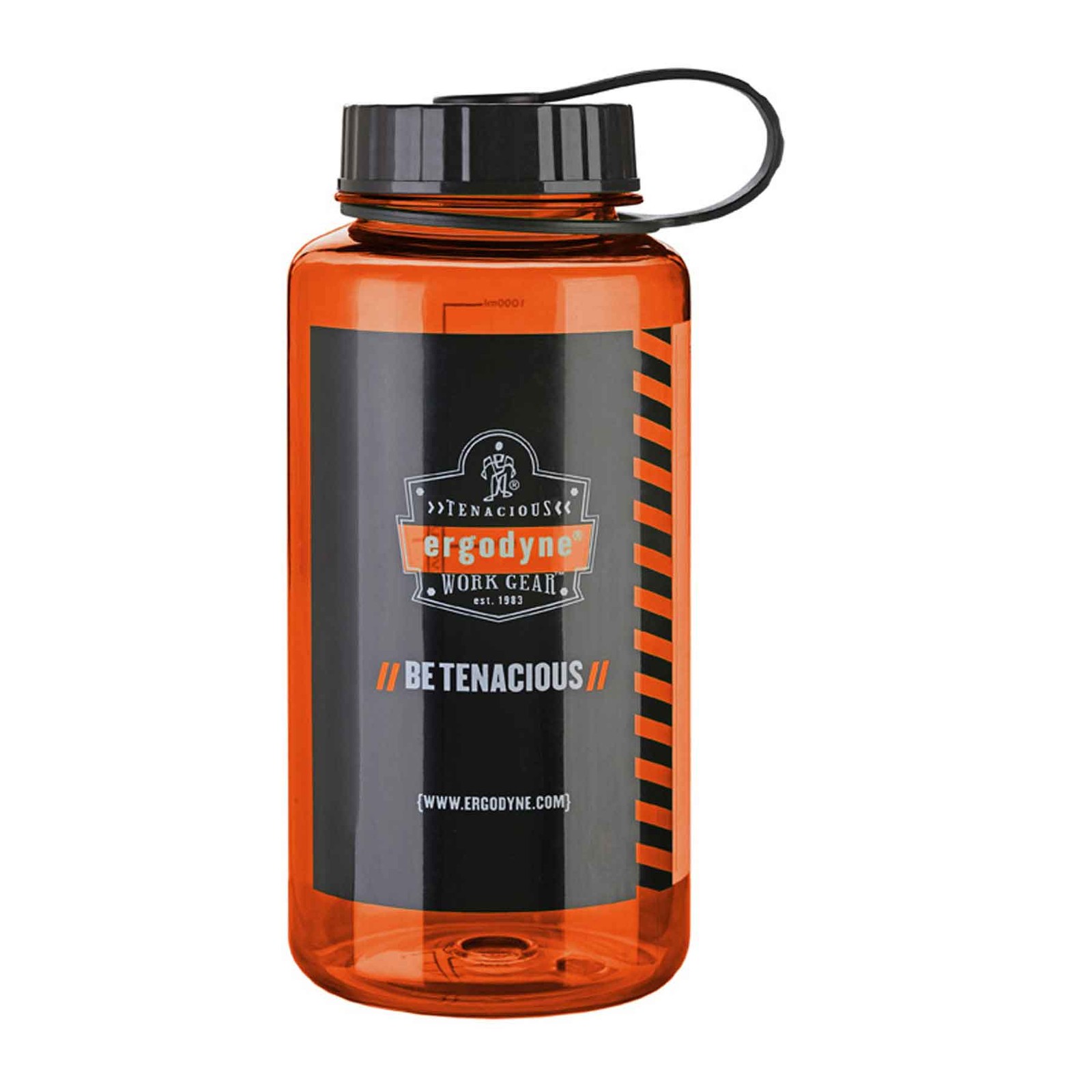 Ergodyne 13151 Chill-Its 5151 BPA-Free Tritan Water Bottle 34oz 1L Orange