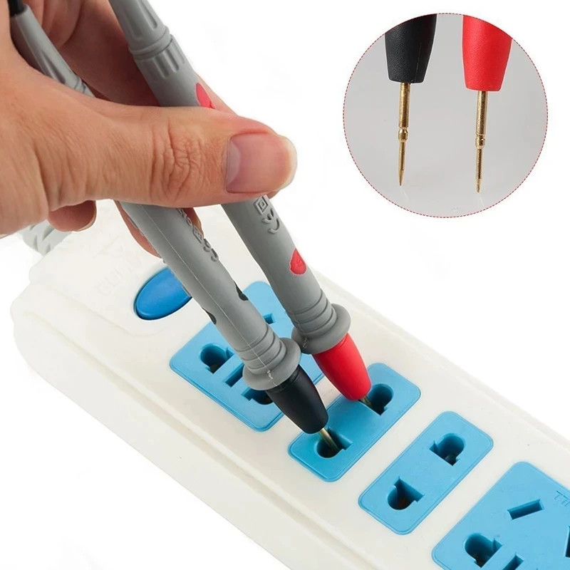 Multimeter Test Leads Hard Point Probe Set 1000V 20A Universal Digital Meter Kit