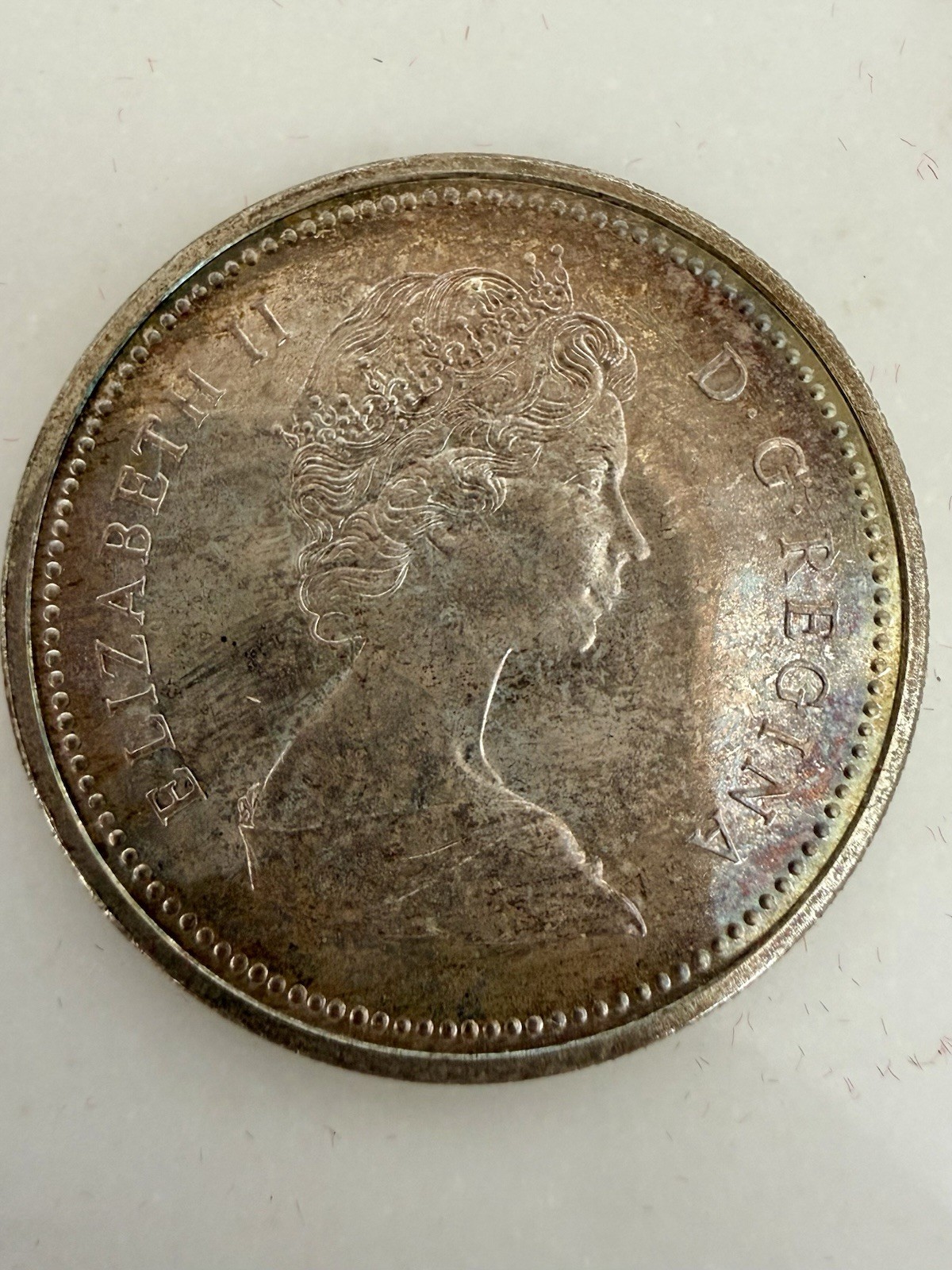 1971 Canada Proof Silver Dollar - Queen Elizabeth II