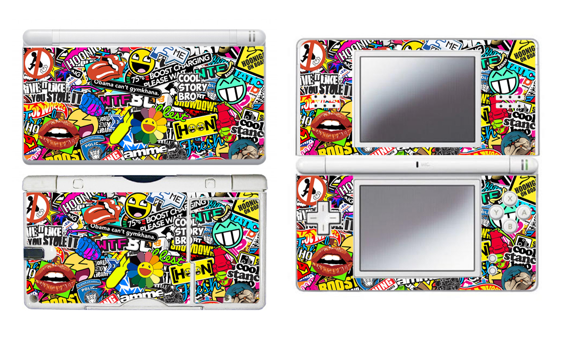 Bombing N262 Vinyl Decal Skin Sticker for Nintendo DS Lite DSL NDSL