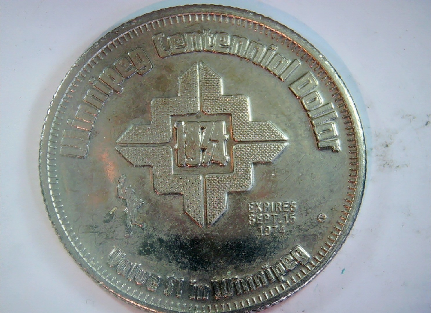 USA 1974 $1 H.L. Hunt / United Fans Cornish (UFC) promotional token Token