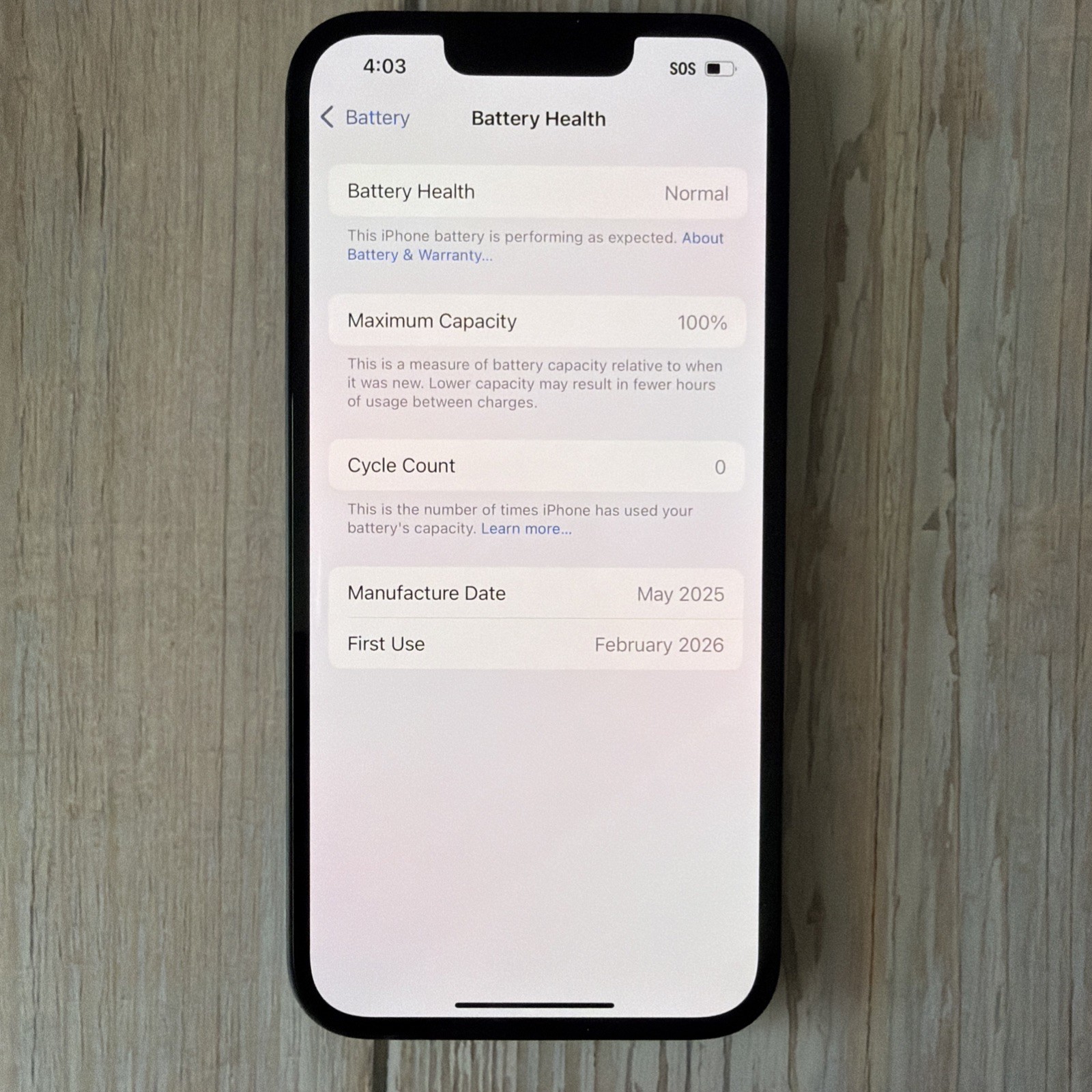 Apple iPhone 16e 128GB Carrier Locked (Cricket) - OPEN BOX