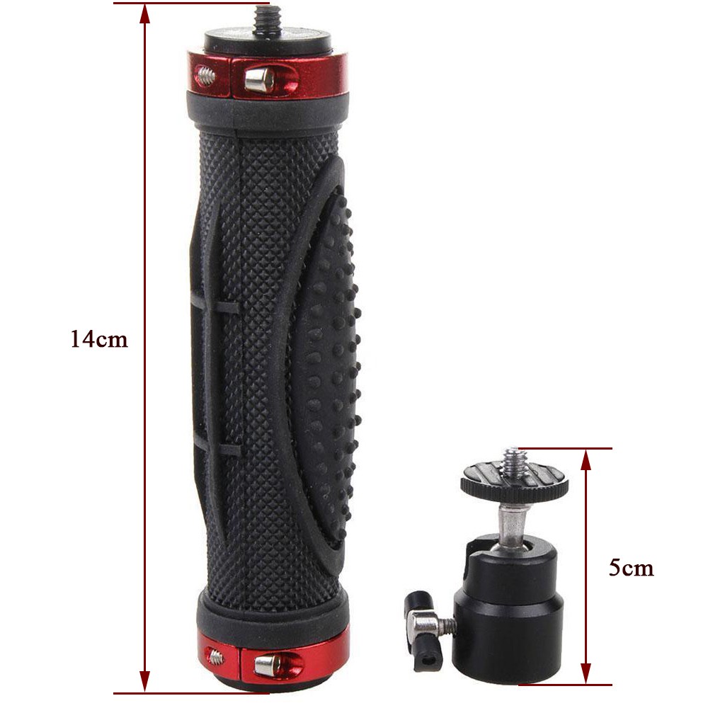 1/4" Handheld Handle Hand Grip Holder Tripod Stabilizer for DSLR Camera Light