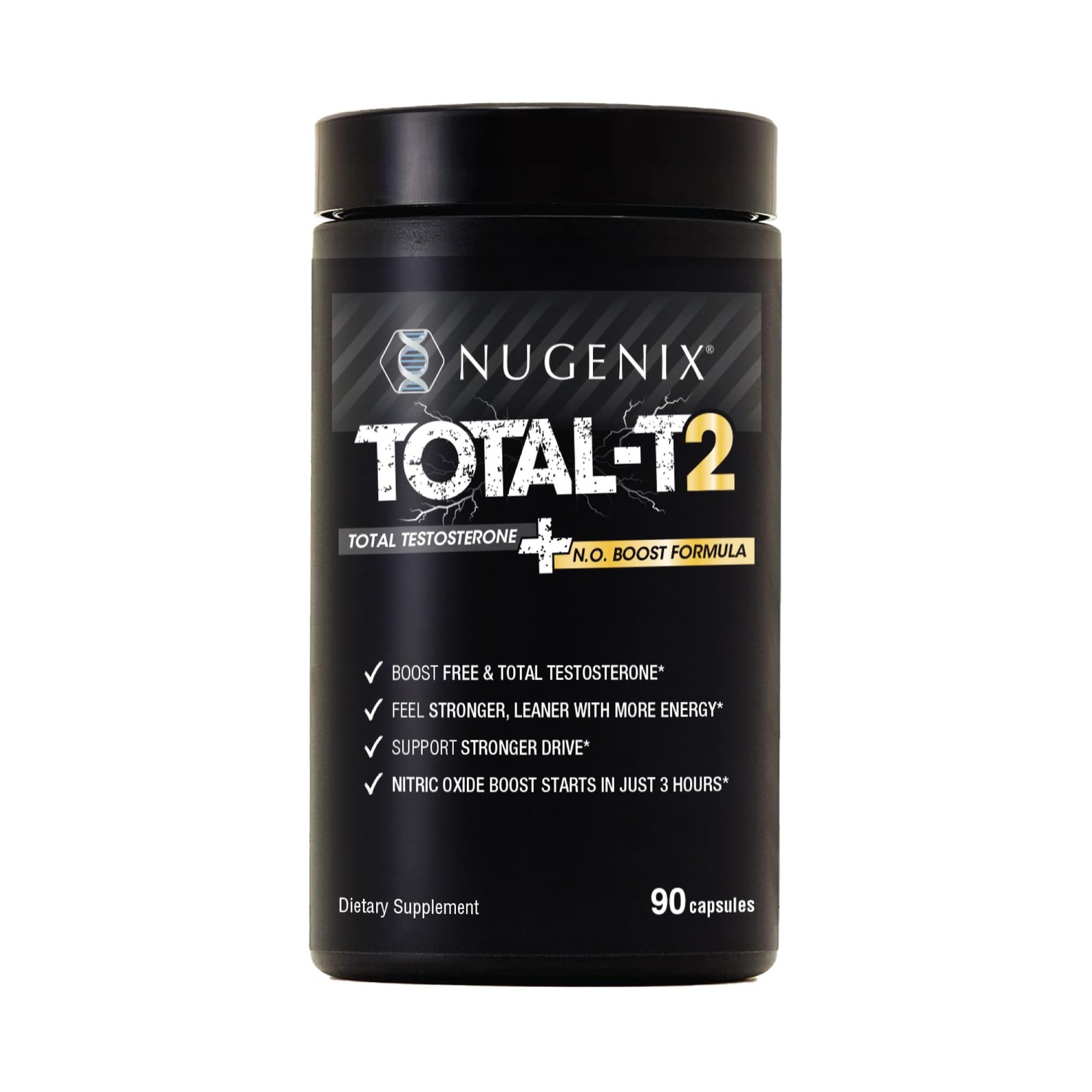 Testosterone Booster and Nitric Oxide Supplement for Men (90 Count)