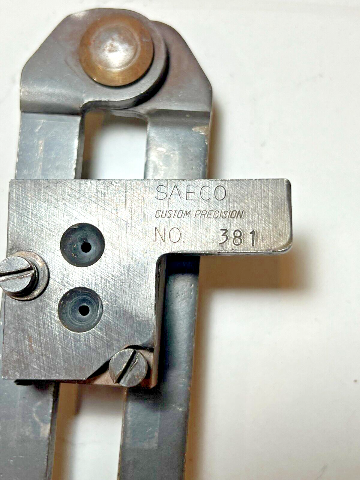 SAECO No. 381 Two Cavity Bullet Mold with Handles