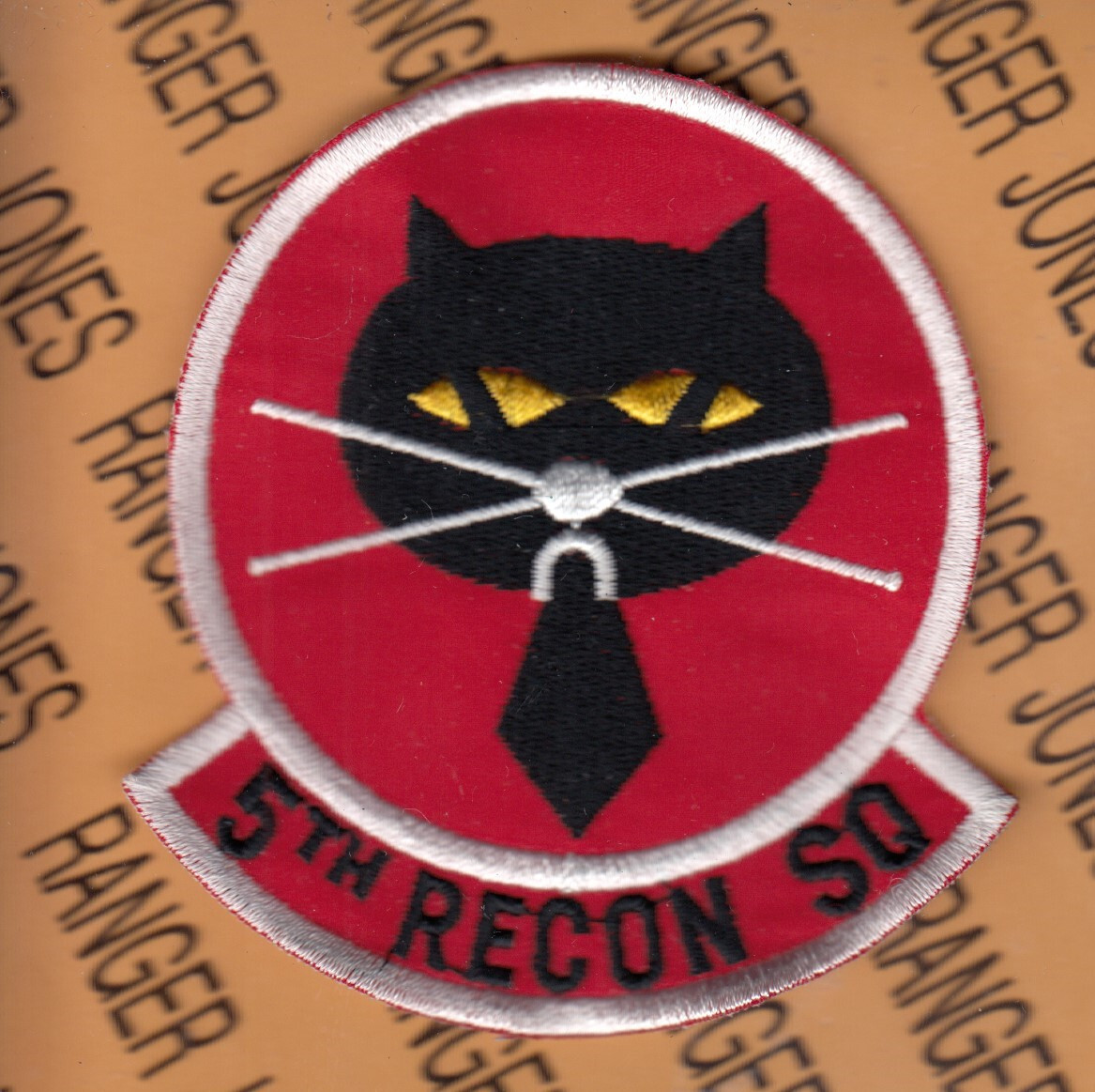 USAF Air Force 5th Reconnaissance Sqdn RS U-2 ~3.5" patch c/e