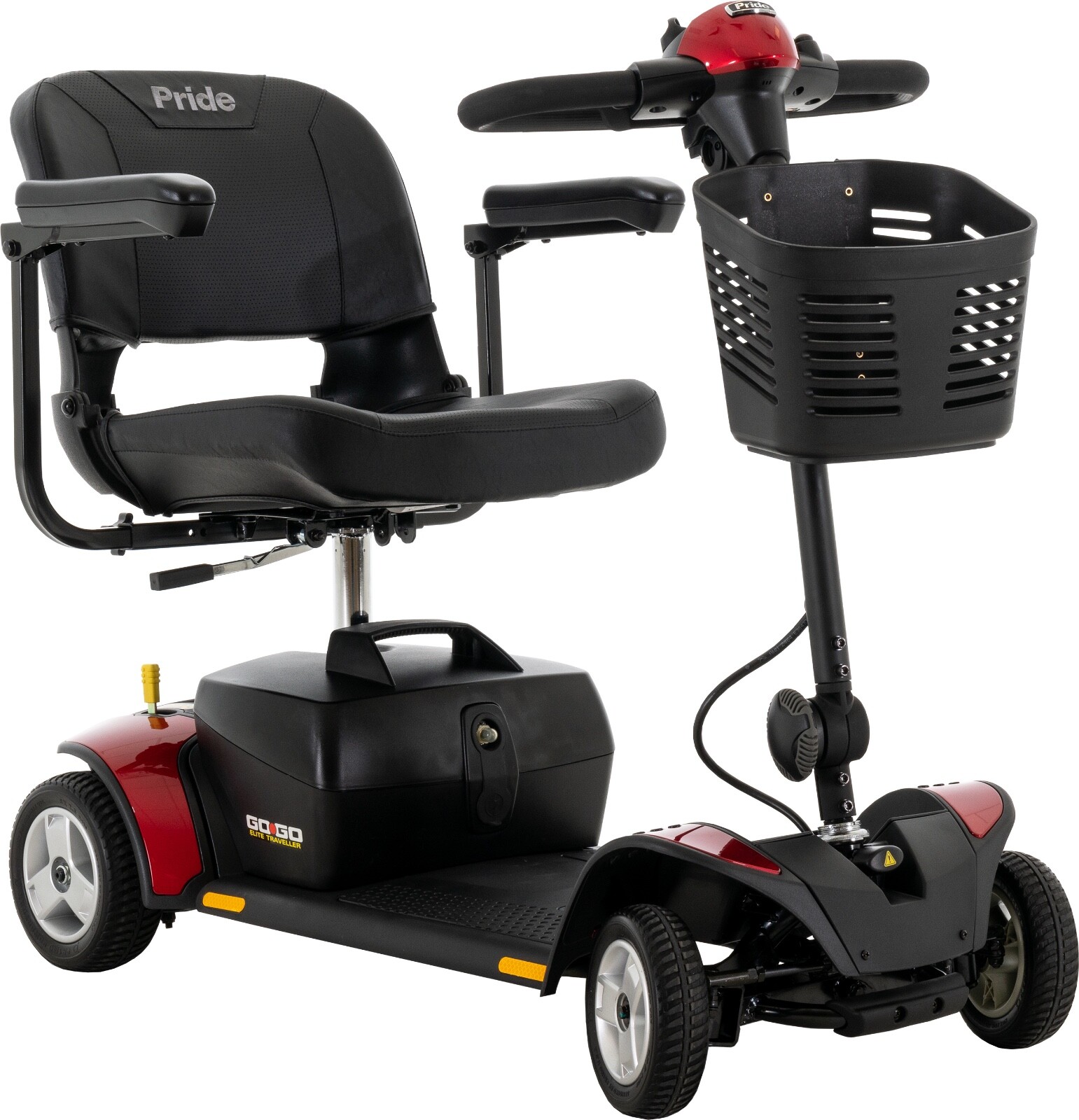 Pride Mobility Go-Go Elite Traveller 2 a 4-Wheel Mobility Scooter - PLATINUM