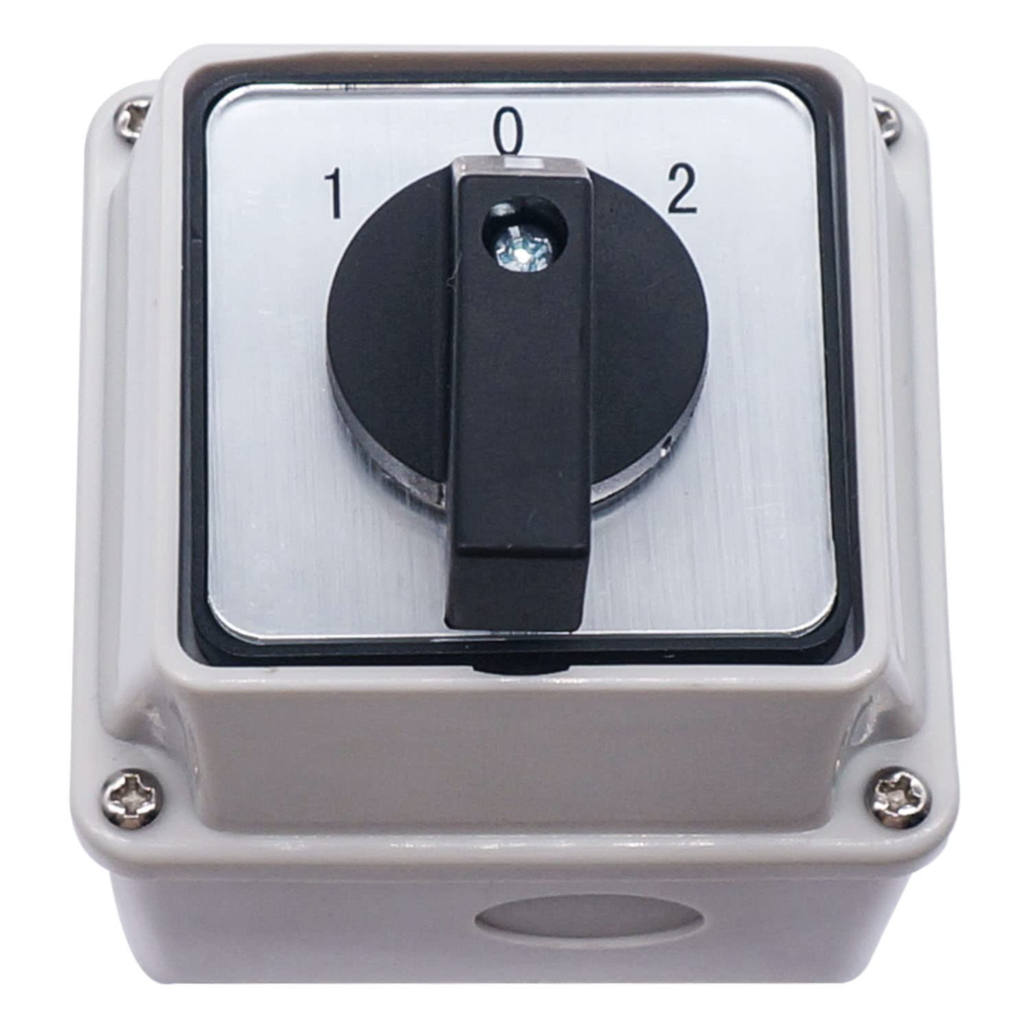 Changeover Switch 3 Position Selector Switch Box 8 Terminals 20A 550V Universal
