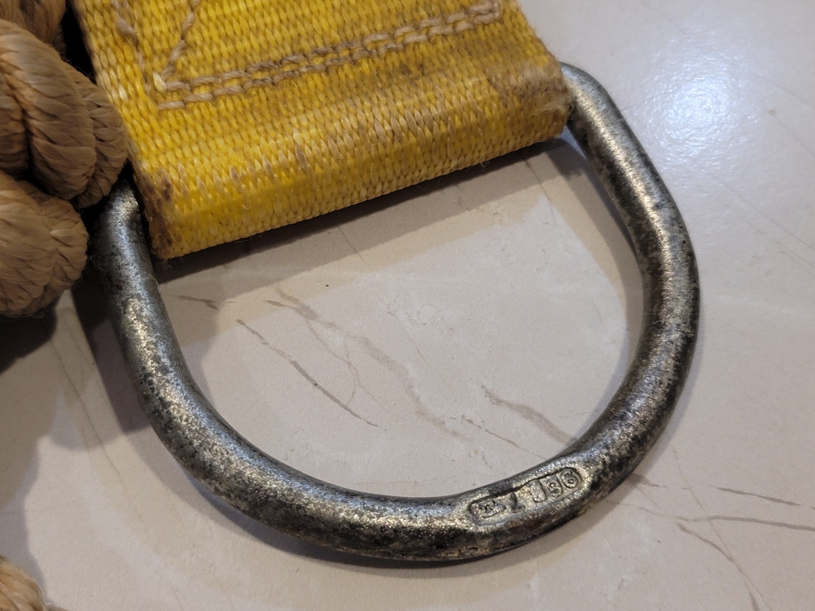 Miller Lineman Arborist Tree Saddle Belt Yellow Model 8067 MEDIUM
