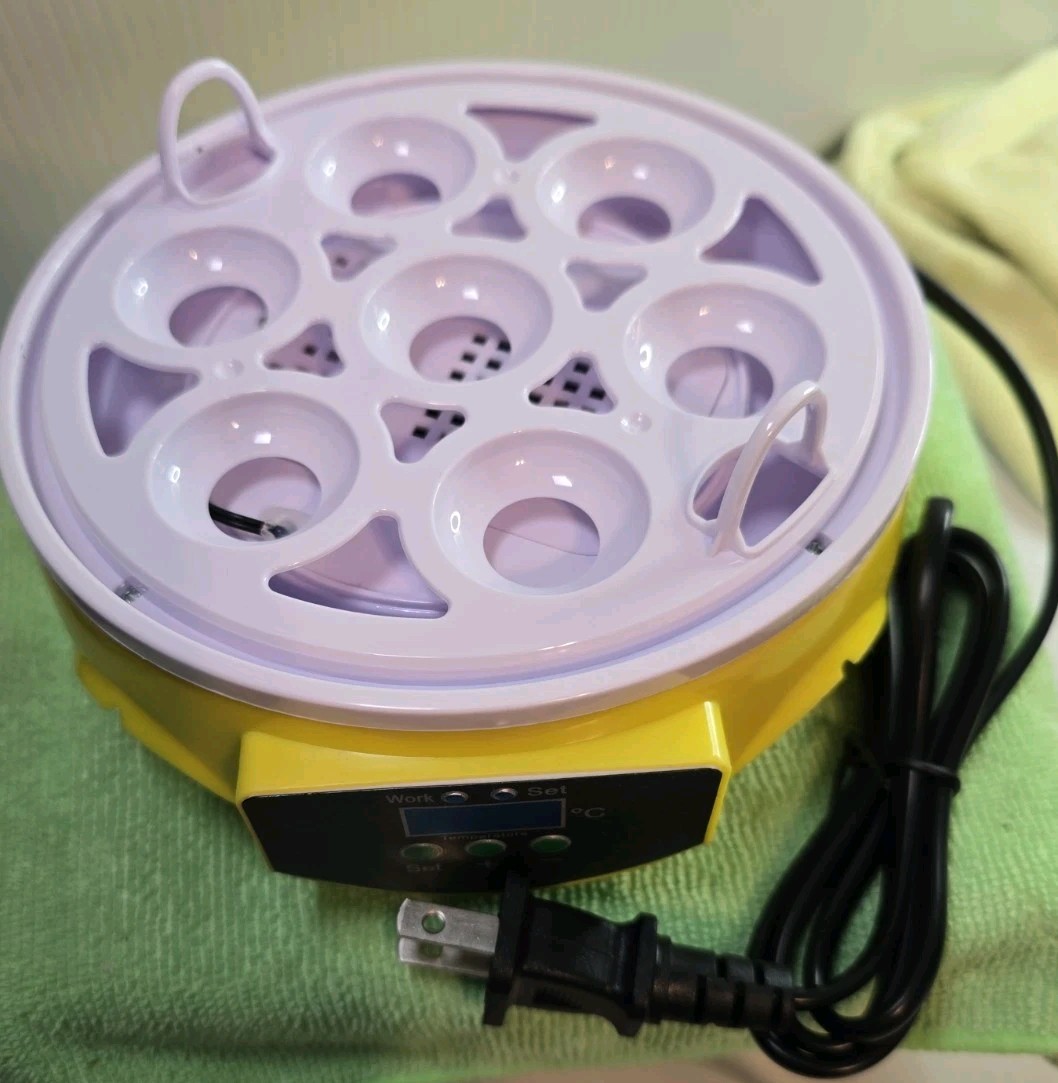 7 Eggs Automatic Digital Egg Incubator Chicken Bird Hatchers Temperature Control