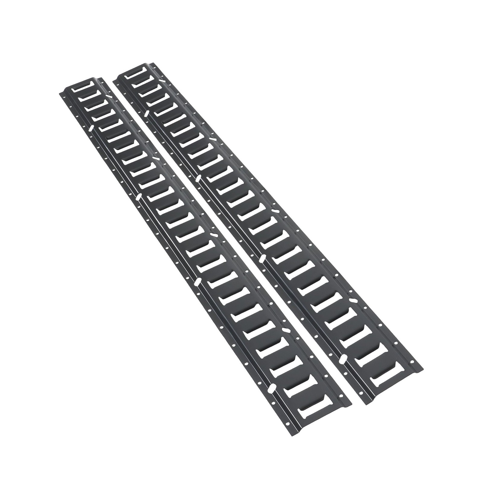4' E Track Tie Down Rail Replacement For Garages Vans Durable Galvanized Steel