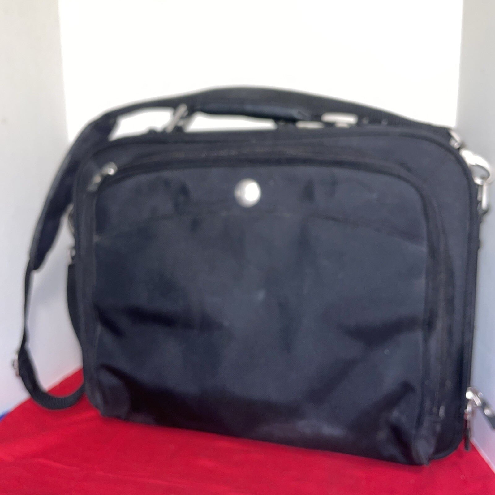Dell Computer Business Travel Bag  Black Shoulder Strap-Clean- Estate Find