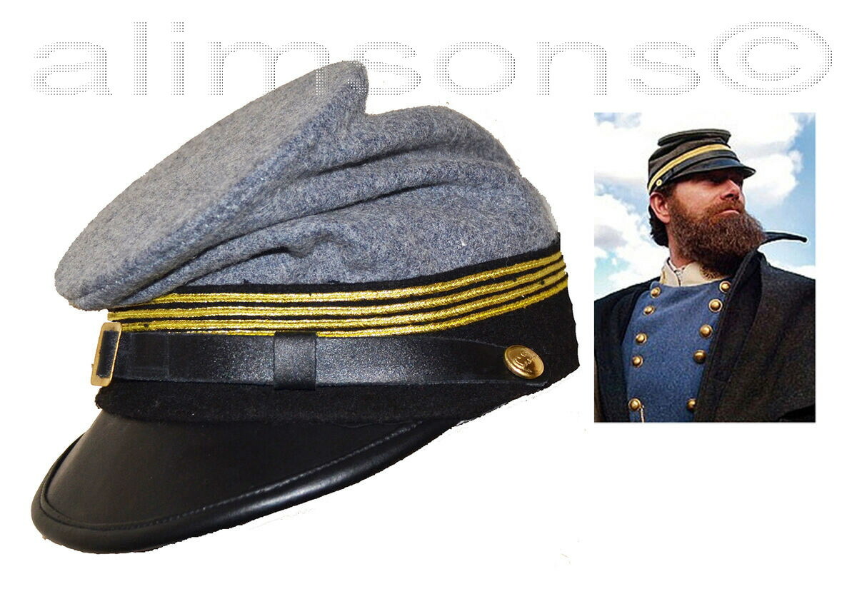 American Civil War Confederate Stonewall Jackson Repro Forage Cap - ALL SIZES!!!