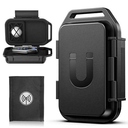 Magnetic Key Box, Magnetic Key Holder Under Car, Hide a Key Magnetic Basic 1pc