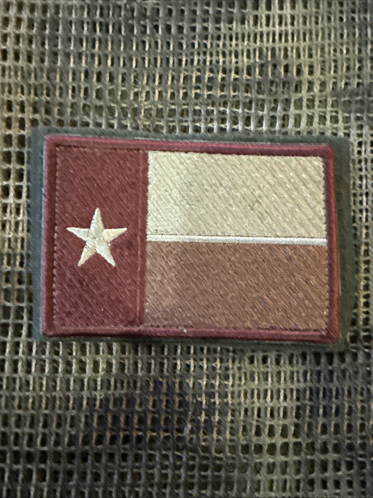 French Foreign Legion 2 Rep Pocket Patch W/Texas Flag -Afgan War -Subdued Color