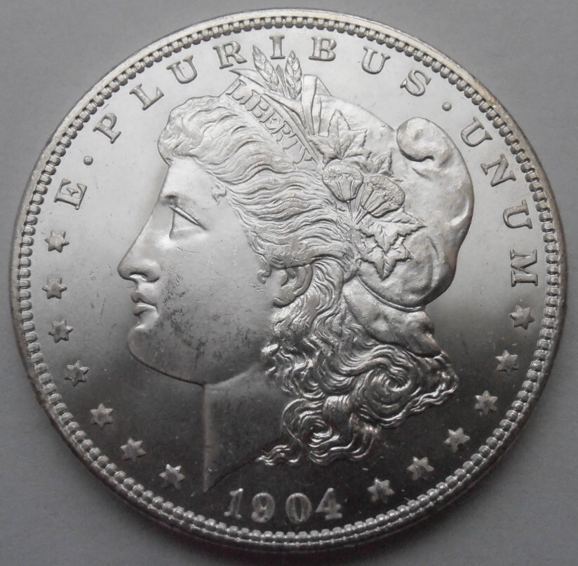 1904 O Morgan Silver Dollar, High Grade (04OAC2)
