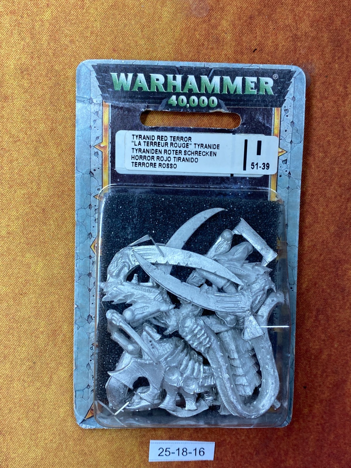 Warhammer 40k - Tyranids - Red Terror - New in Blister Pack Metal OOP