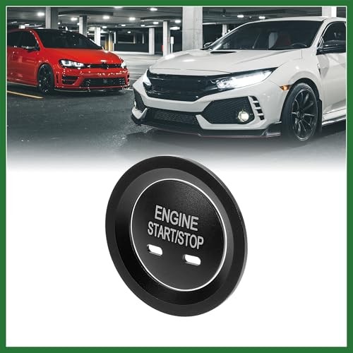 Car Start Stop Switch Button Cover with Ring Kit for Cadillac XTS XT5 CT6