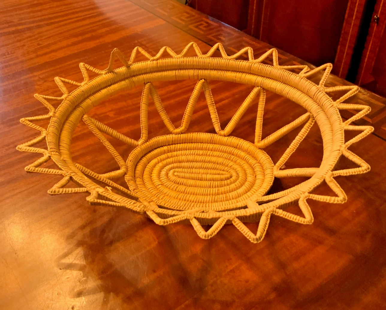 Kato Alu Hand Woven Ceremonial Basket New Zealand