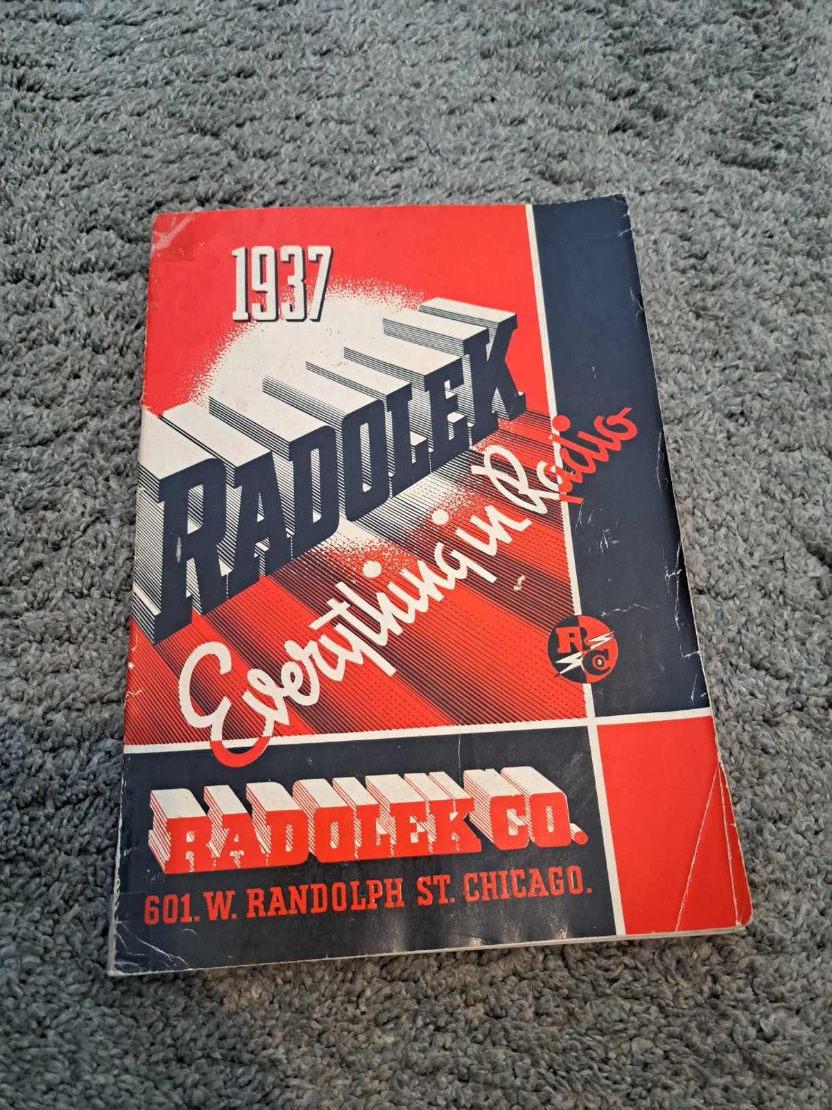 Vintage 1937 Radolek Radio Catalog Electronics