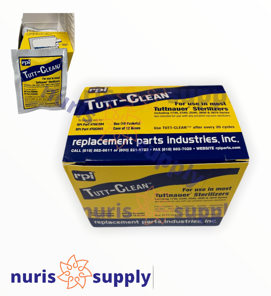 Tuttnauer TUTT-CLEAN Chamber Brite Autoclave Sterilizer Cleaner 10pcs/Box